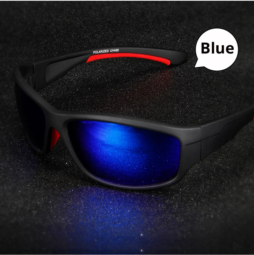 Óculos de sol polarizados para pesca, caminhada, ciclismo, pescador, proteção UV400, masculino, QUESHARK