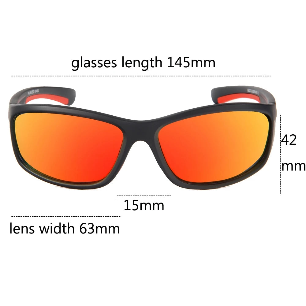 Óculos de sol polarizados para pesca, caminhada, ciclismo, pescador, proteção UV400, masculino, QUESHARK
