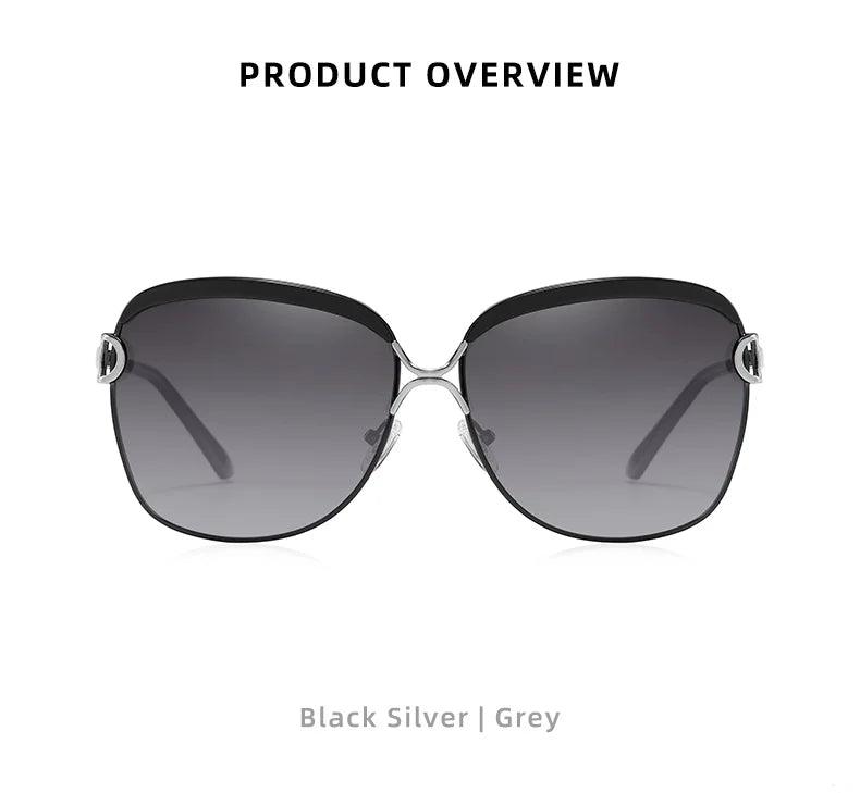 Óculos de sol femininos polarizados BARCUR, lentes degradê, redondos, quadrados, óculos Lunette De Soleil Femme.