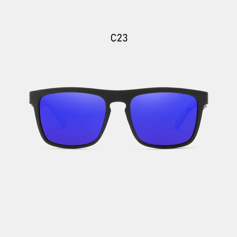 Óculos de sol KDEAM, óculos polarizado, design clássico, espelhados e com caixa de marca CE