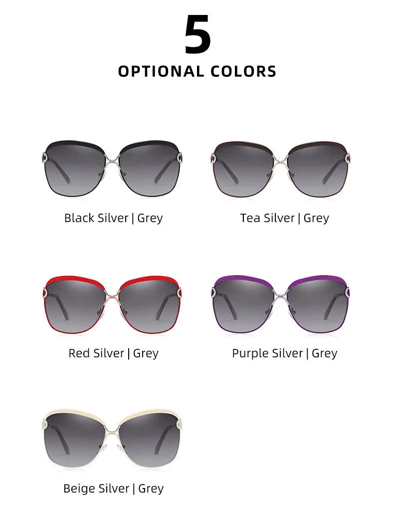Óculos de sol femininos polarizados BARCUR, lentes degradê, redondos, quadrados, óculos Lunette De Soleil Femme.