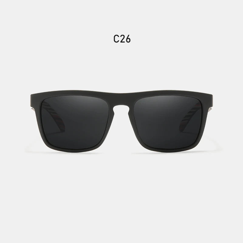 Óculos de sol KDEAM, óculos polarizado, design clássico, espelhados e com caixa de marca CE