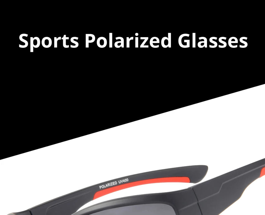 Óculos de sol polarizados para pesca, caminhada, ciclismo, pescador, proteção UV400, masculino, QUESHARK