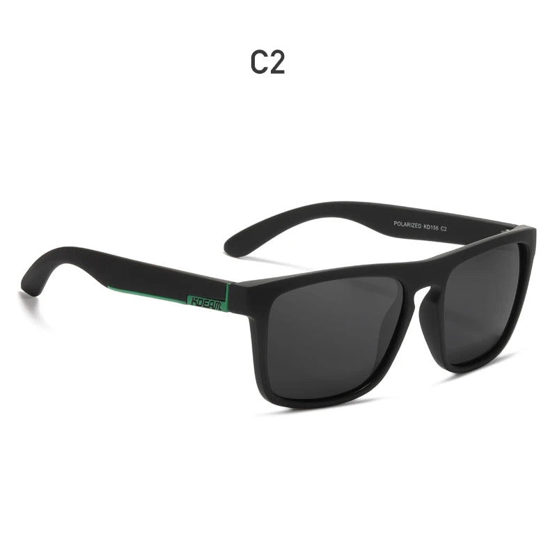 Óculos de sol KDEAM, óculos polarizado, design clássico, espelhados e com caixa de marca CE