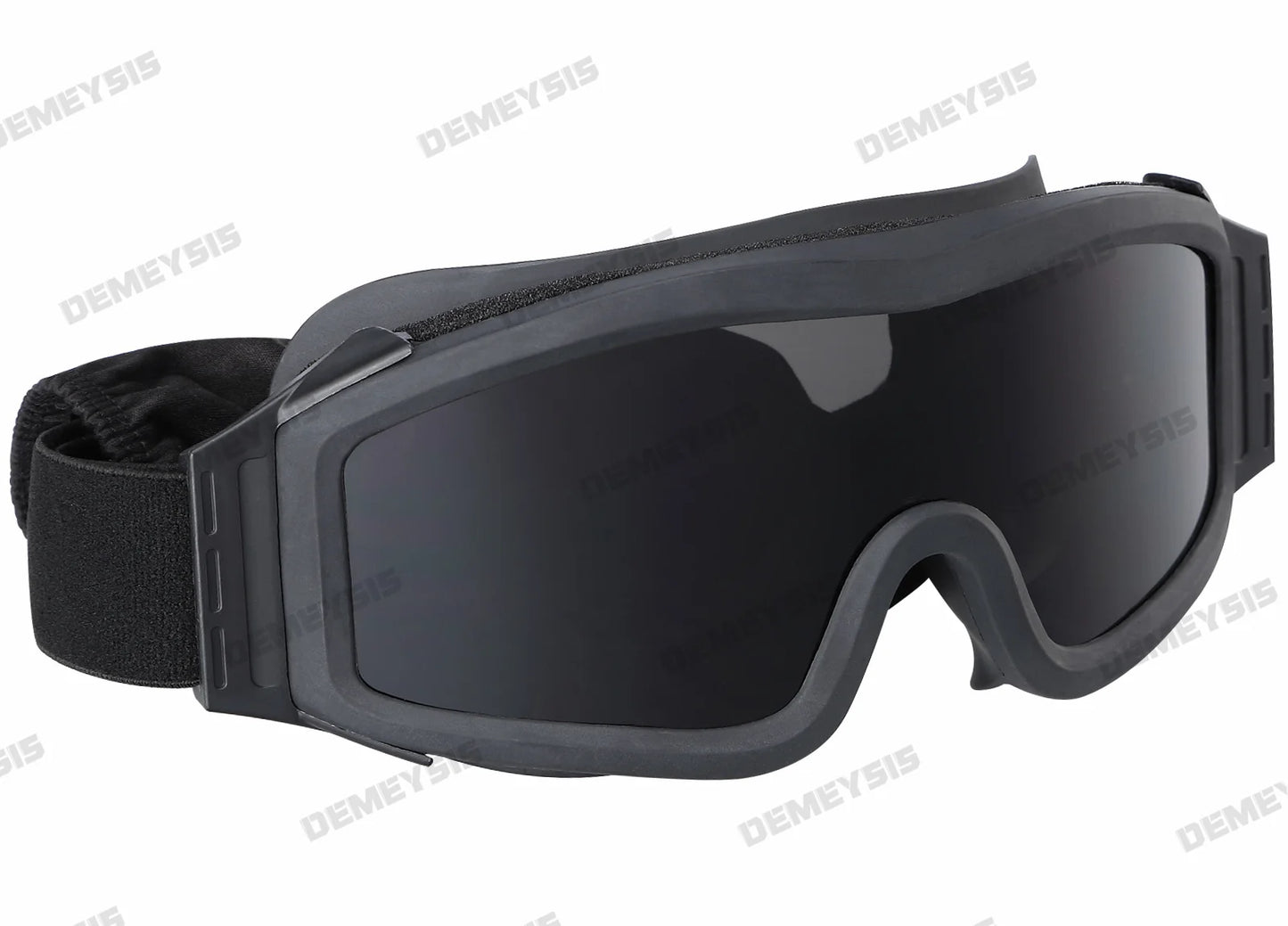 Óculos táticos de airsoft, óculos de tiro para uso em motocicleta, à prova de vento, paintball, cs, wargame, caminhada, 3 lentes, preto, bege, verde