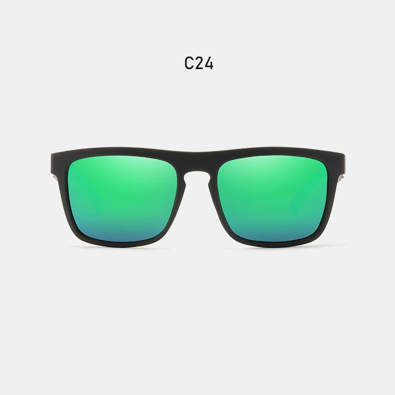 Óculos de sol KDEAM, óculos polarizado, design clássico, espelhados e com caixa de marca CE
