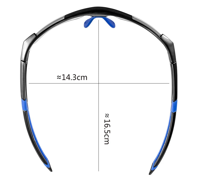 Óculos de ciclismo fotocrômicos ROCKBROS; Excelente para esportes ao ar livre, A armação do óculos não perde a coloração, óculos de ciclismo para estrada e velódromo.