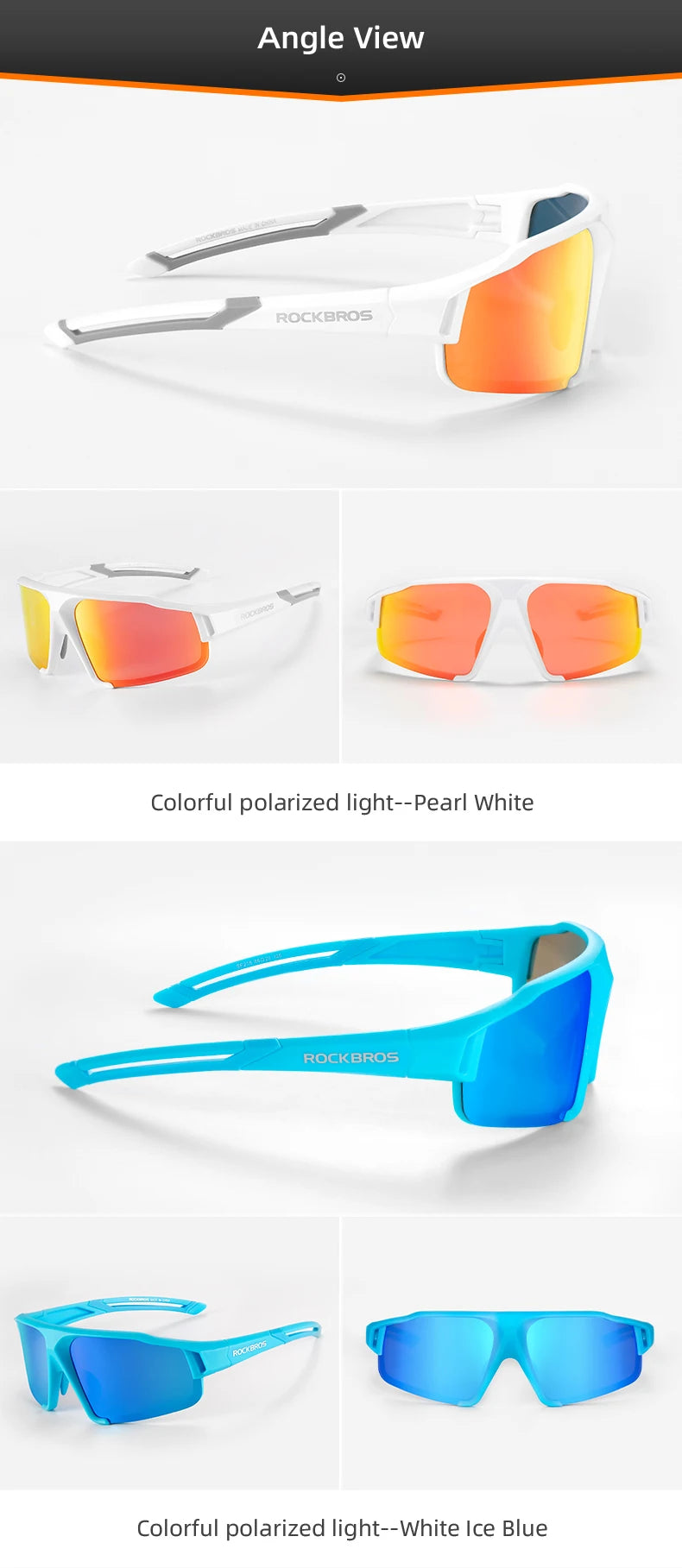 Óculos de ciclismo fotocrômicos ROCKBROS, Unissex para pedalar em estradas( Speed), Montain Bake ou no passeio com a proteção ao seus olhos.